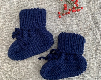 Baby Bootie- NAVY