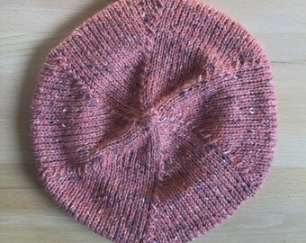 Alpaca Beret- Dusty Pink