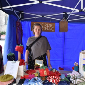 Here I am at one of the markets I sell at in my local neighbourhood in London.