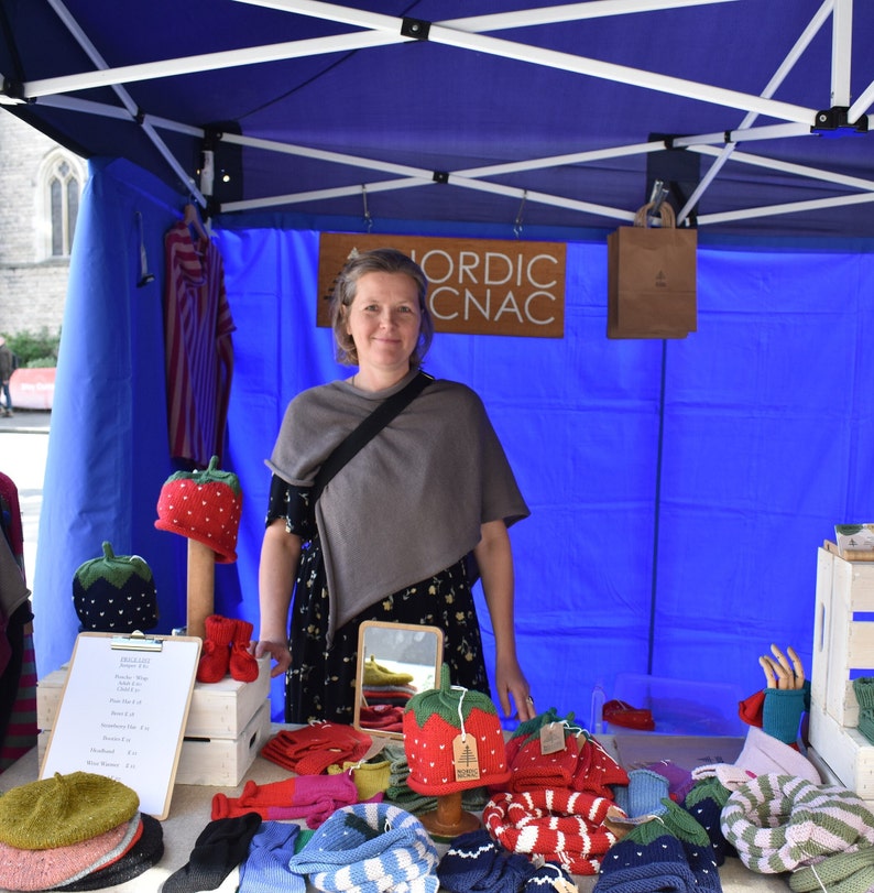 Here I am at one of the markets I sell at in my local neighbourhood in London.