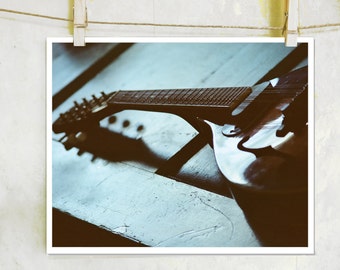 Mandolin - fine art film photography, still life, film, mandolin photography, strings photography