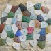 50 small sea glass drilled pieces,2 mm centre drilled holes, beads, craft making