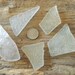 Genuine beach found patterned sea glass for crafts