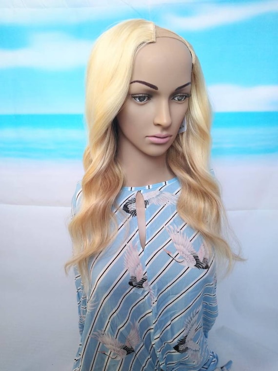 blonde wig etsy
