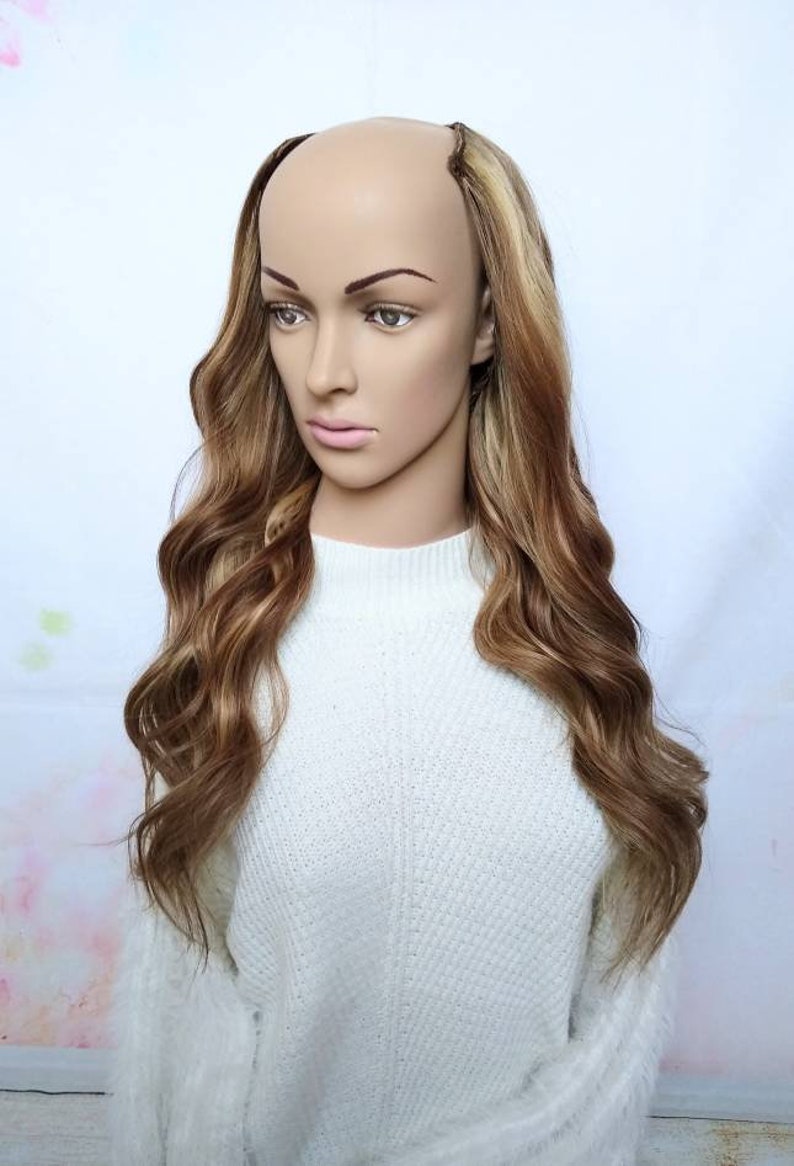 U part wig human hair extension 6/27 20 inches long human Etsy