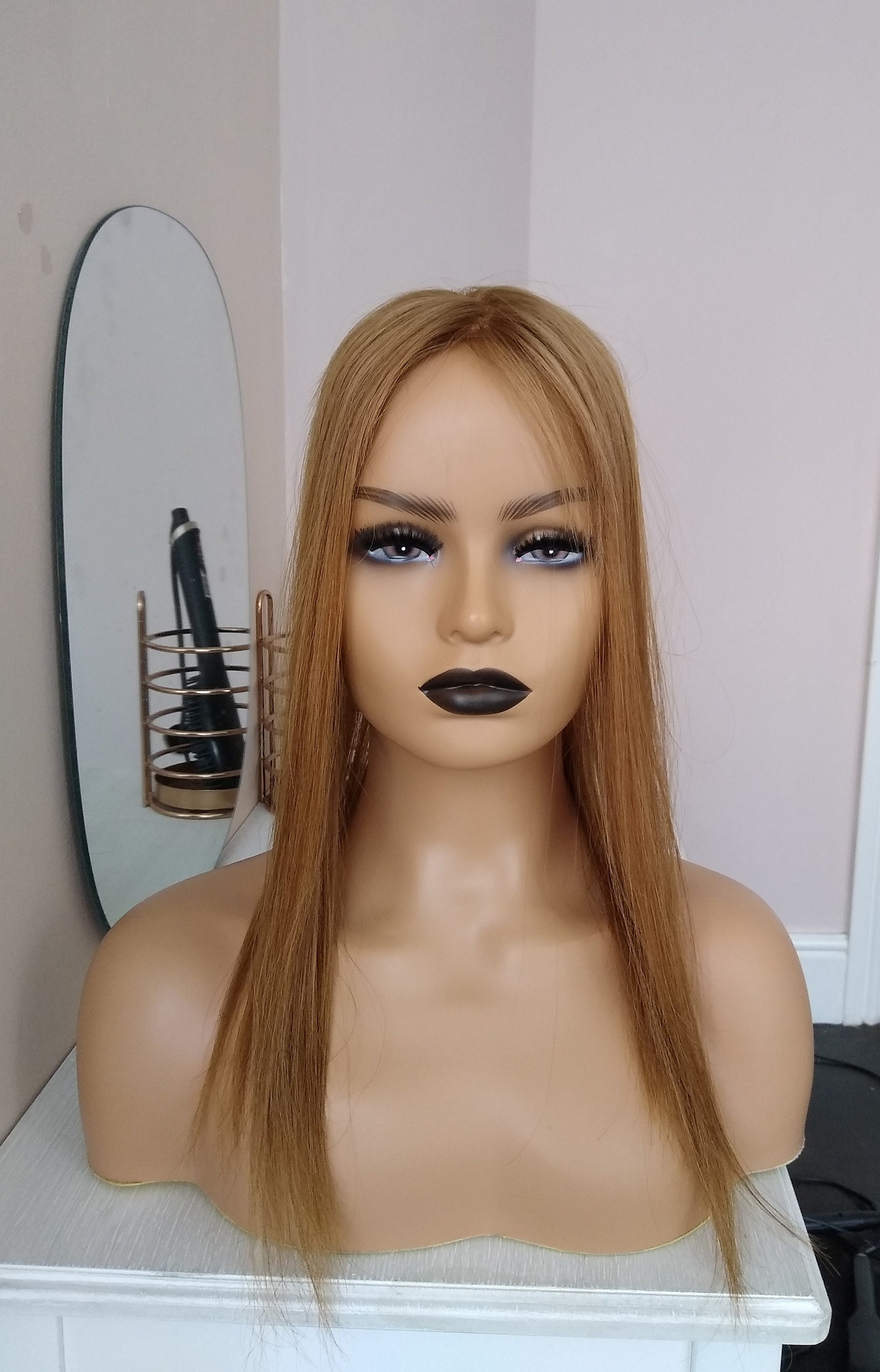 Human Hair Monofilament Wig - Etsy Human Hair Monofilament Wig - Etsy