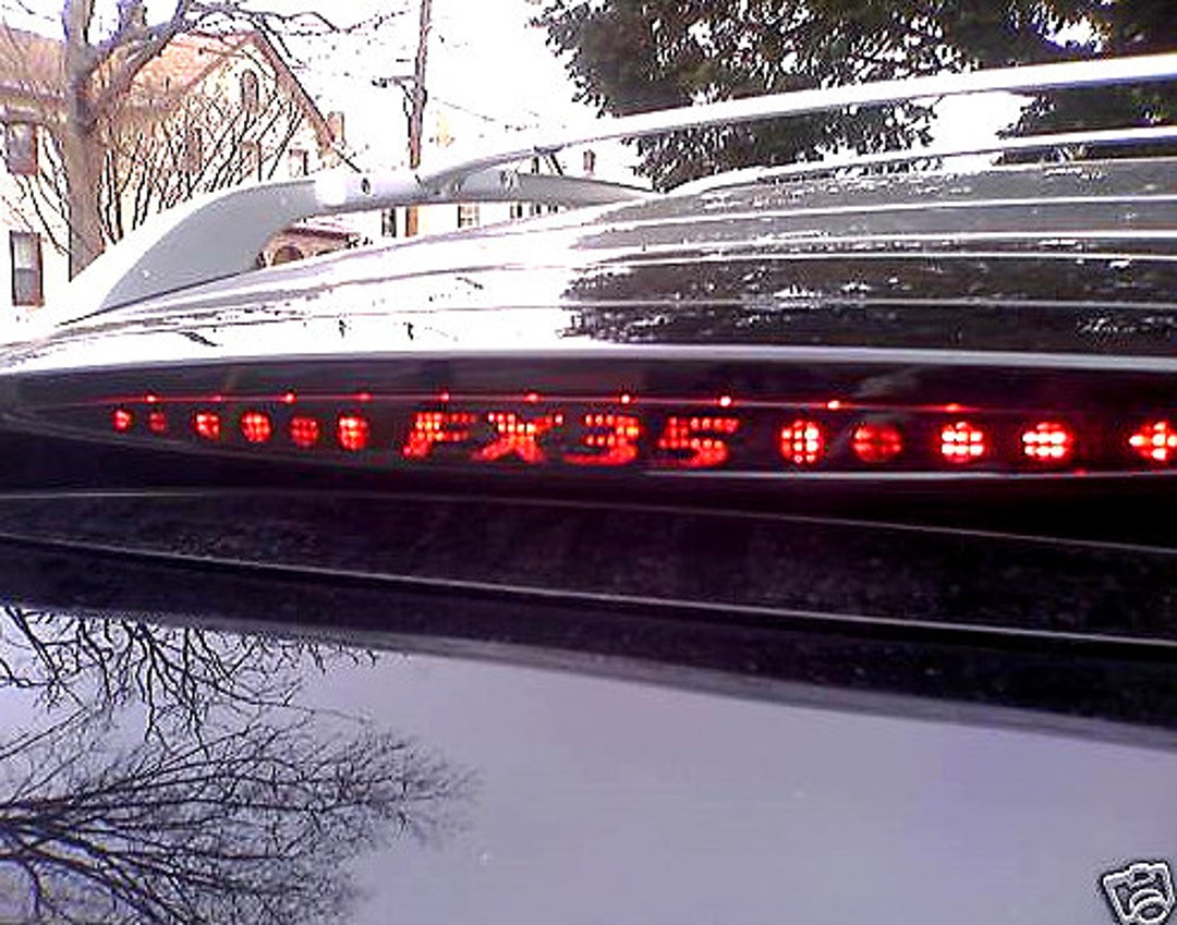 3rd Brake Light Vinyl Overlay Decal for 20032008 Fits Infiniti Fx35