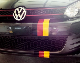 Set Of 4x Germany Flag Vinyl Stickers – Car Bumper Decals Outdoor World Flag Germania Multicolored