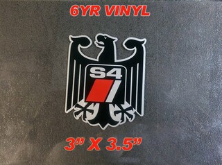 U24 - Adesivo Per Auto 'Vorsicht Orso' (Attenzione Orso) - 8x8 Cm, Pellicola Resistente UV E Graffi