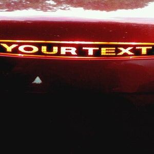 3rd brake light overlay decal Sticker fits toyota rav4  06 07 08 09 2010 2011 2012