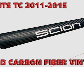 Scion TC 3rd Brake Light Overlay: Carbon Fiber Vinyl (2011-2015)
