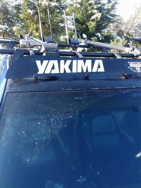 YAKIMA Racks Ski Bike STICKER 8 inch Decal Car Bumper Truck Window 