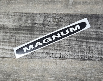 Dodge Magnum Brake Light Custom Text Vinyl Decal (2005-2009)