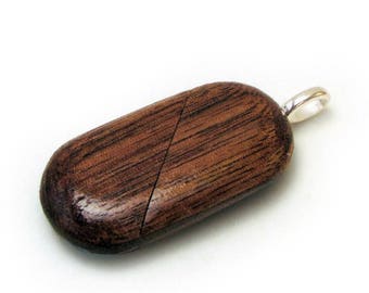 Illusionist Locket Walnut Wood