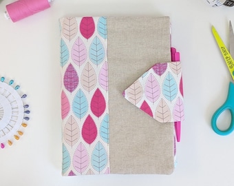 PDF DIGITAL DOWNLOAD A5 notepad cover with clasp and pockets Sewing Pattern