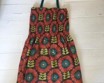 shirred summer dress