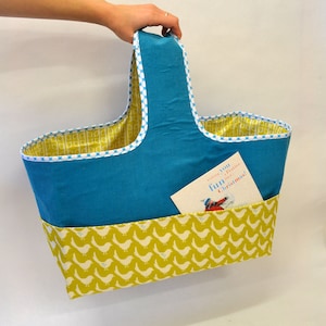 PDF DIGITAL DOWNLOAD Basket Bag Sewing Pattern
