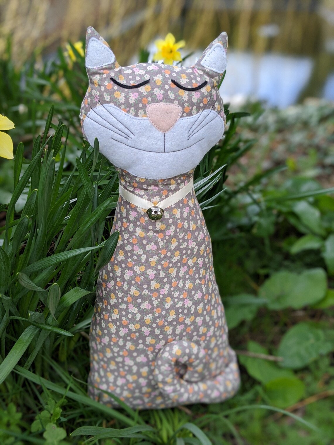 Cute Cat Doorstop SEWING PATTERN Etsy