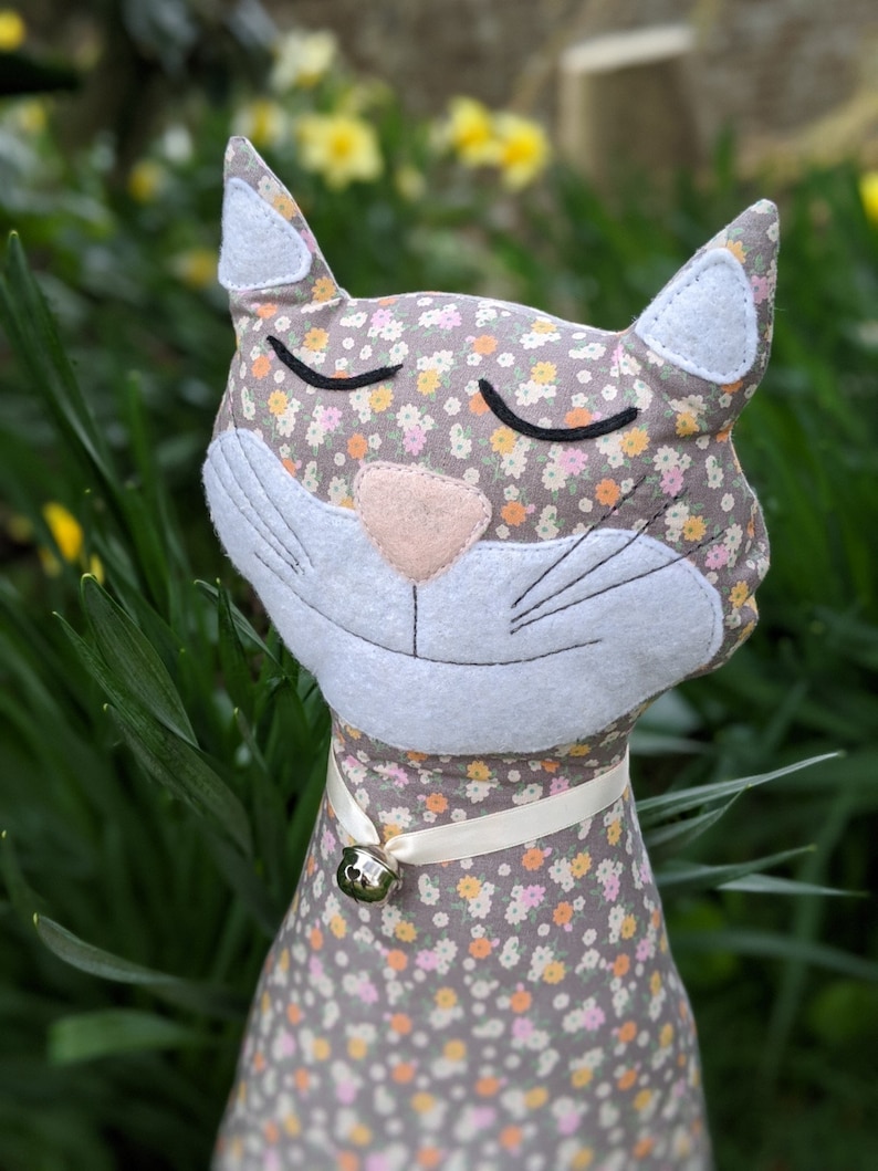 Cute Cat Doorstop SEWING PATTERN Etsy UK