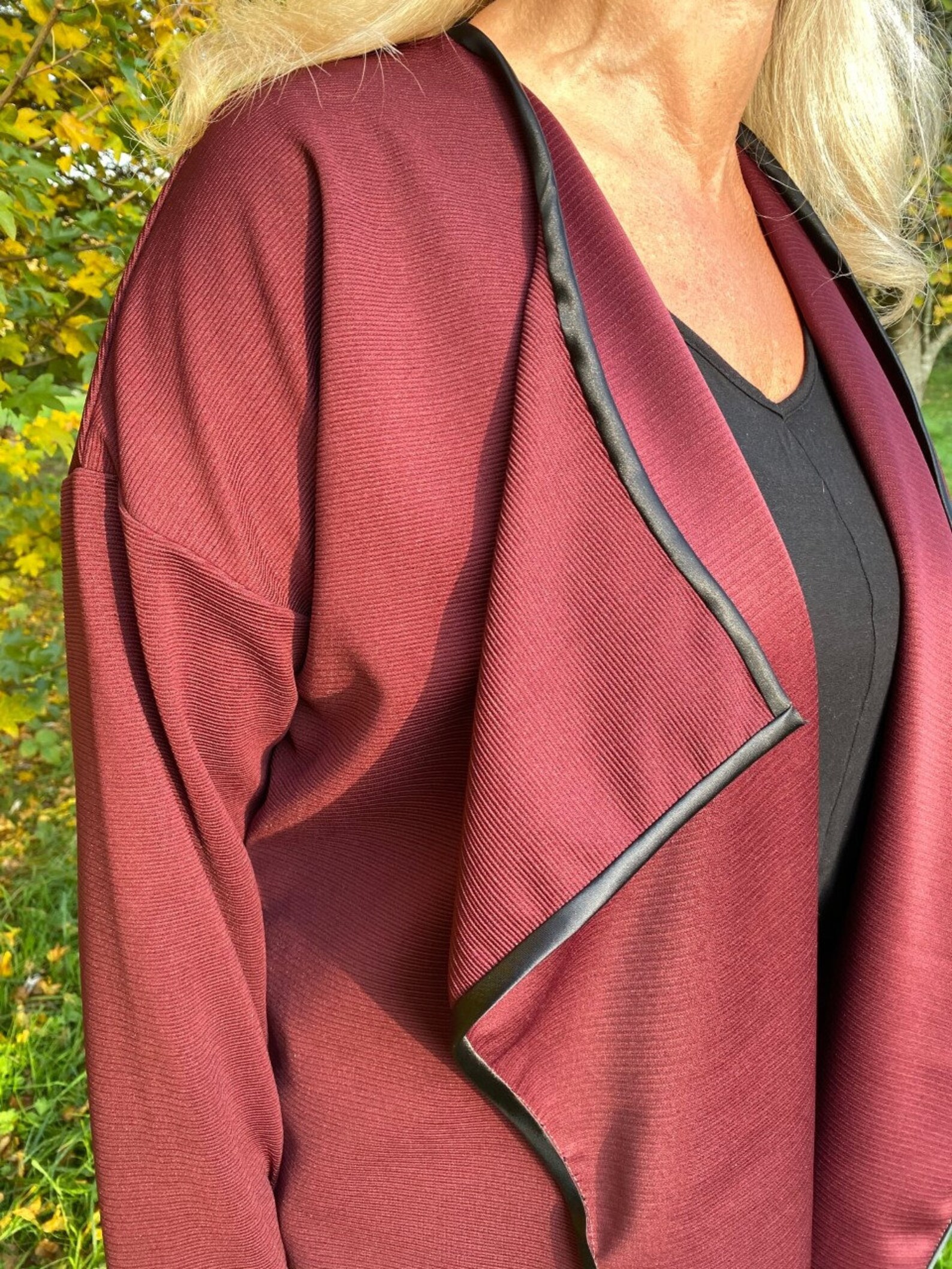 Waterfall Jacket SEWING PATTERN UK Sizes 1028 Etsy