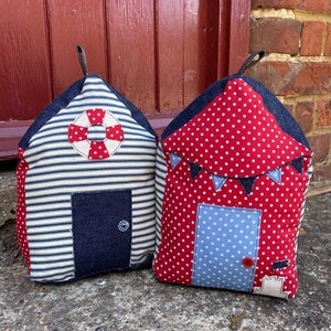 PDF DIGITAL DOWNLOAD Beach hut doorstop sewing pattern
