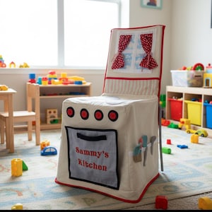 Patrón de costura para funda de silla de cocina Play (PDF) DESCARGA DIGITAL