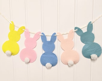 Easter Bunny Garland PDF SEWING PATTERN, Digital Download, How to Make ...