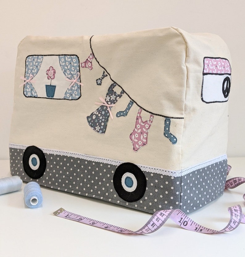 Campervan Caravan Sewing Machine Cover SEWING PATTERN Etsy