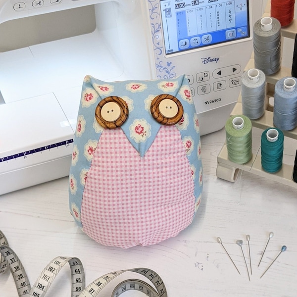 PDF DIGITAL DOWNLOAD Owl Doorstop sewing pattern