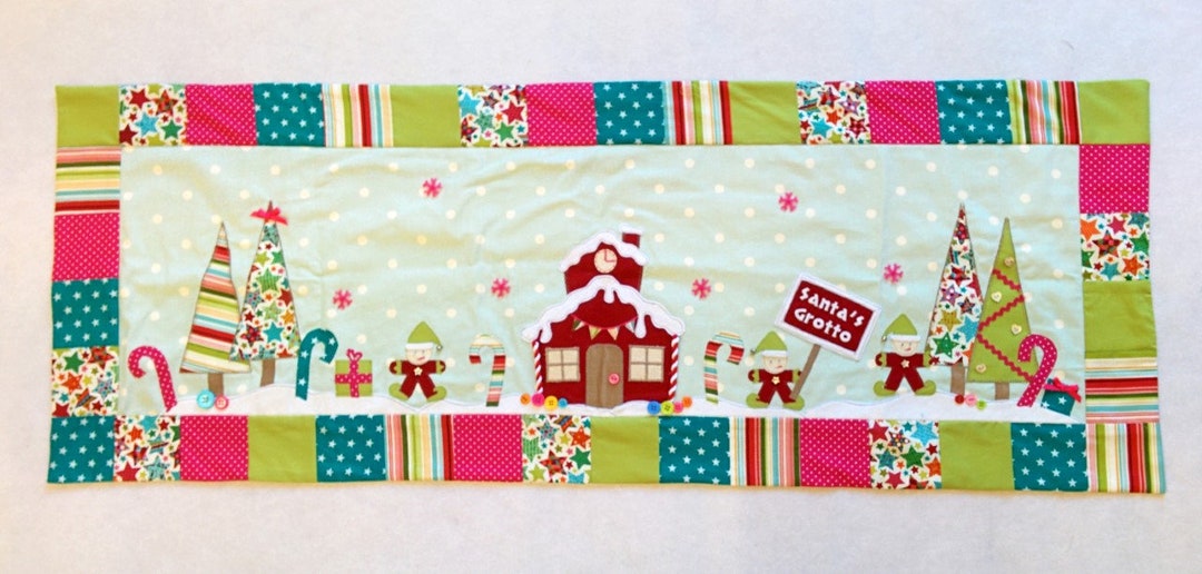 PDF DIGITAL DOWNLOAD Santa's Grotto Table Runner Sewing Pattern - Etsy