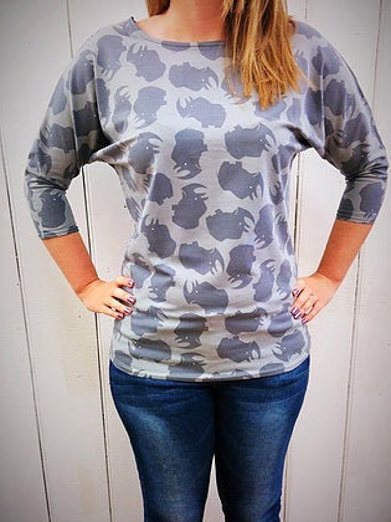 Simple Make Batwing Top SEWING PATTERN UK Sizes 1028 Etsy UK