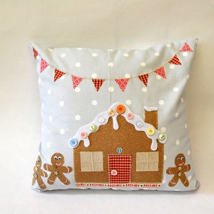 PDF DIGITAL DOWNLOAD Gingerbread House Cushion Sewing Pattern