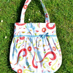 PDF DIGITAL DOWNLOAD Gathered Bag Sewing Pattern