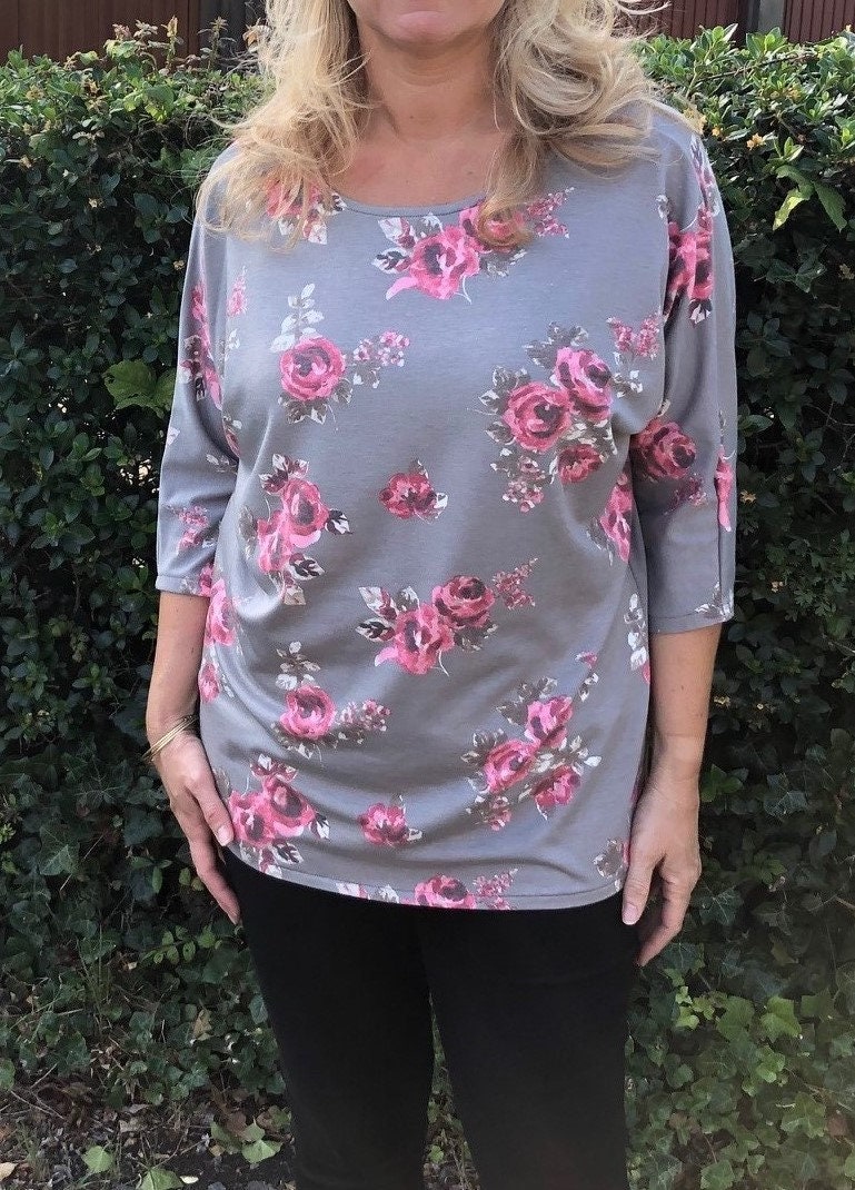 Simple Make Batwing Top SEWING PATTERN UK Sizes 1028 Etsy