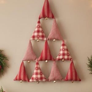 Patrón de costura para decoración navideña colgante en PDF