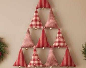 PDF DIGITAL DOWNLOAD Hanging Christmas Tree Decoration Sewing Pattern