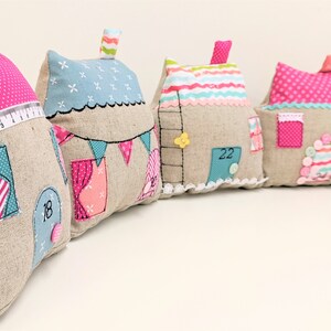 PDF DIGITAL DOWNLOAD Cute Cottages Draught Excluder Sewing Pattern