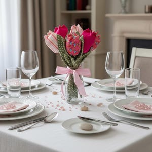 TÉLÉCHARGEMENT NUMÉRIQUE PDF Patron de couture tulipe en tissu