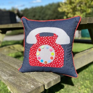 Telephone Rug Telephone Applique Cushion SEWING PATTERN - Etsy