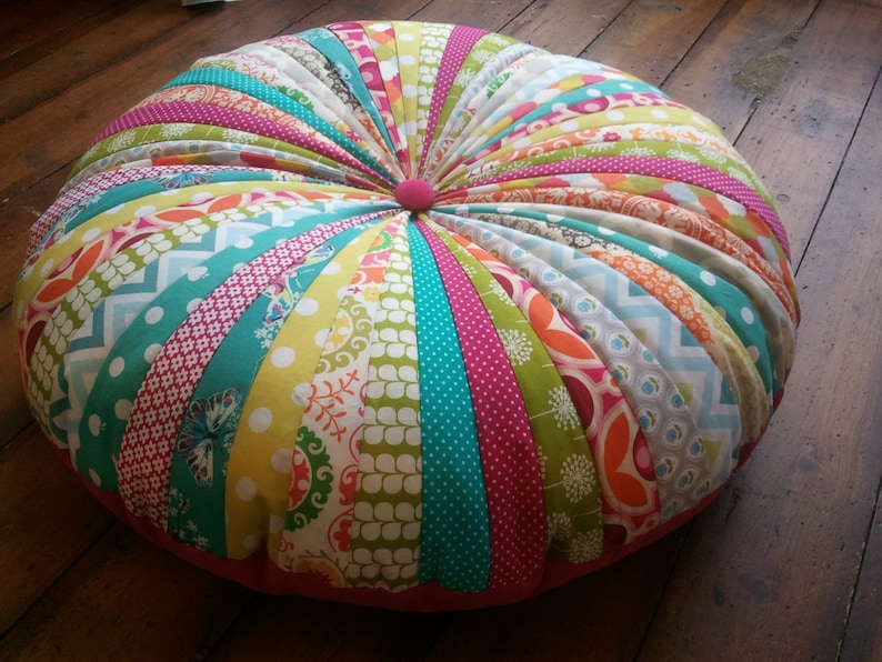 Round Floor Cushion SEWING PATTERN Etsy