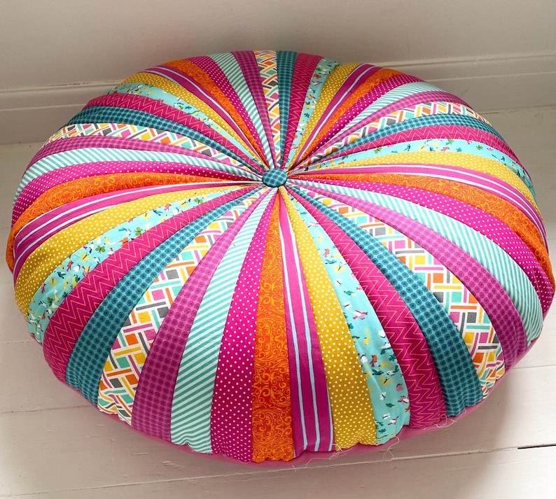 PDF DIGITAL DOWNLOAD Round Floor Cushion Sewing Pattern Etsy