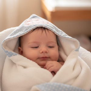 PDF DIGITAL DOWNLOAD Hooded Baby Towel sewing pattern