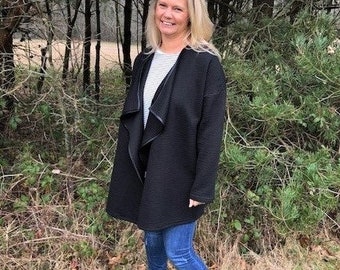 ivory waterfall jacket