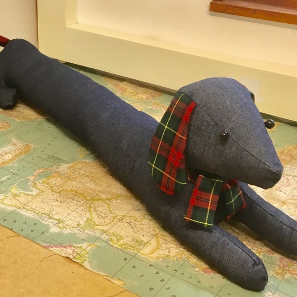 SEWING PATTERN for Sausage dog draught excluder