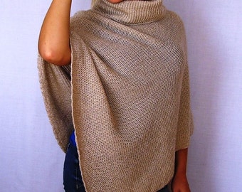 Women Poncho 100% wool sweaters Pure New Wool Cape Women's Cape Coat Bordeaux Wool Poncho Feminine Shawl Ponchos For Women Cape