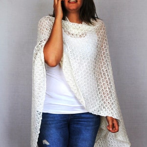 Sommer Ponchos Damen reiner Leinen Poncho Leinen weiß Strickschal weiß Cape Hochzeit Sommer Leinen Damen Boho Poncho Geschenke