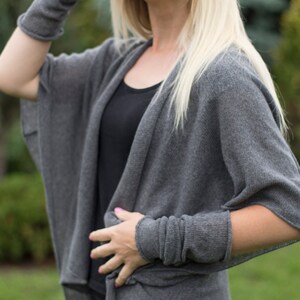 wool cape with hand warmers dark gray wool poncho cap with hand warmers wool gray scarf cape