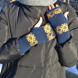 Arm Warmers Gloves Knit Accessories Women Mittens Fingerless Gloves Lover Gift Valentine&#39;s Mittens Christmas Clearance