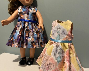 Disney Doll Dress - Choose One -                Message me with choice.  Frozen or Disney Princess