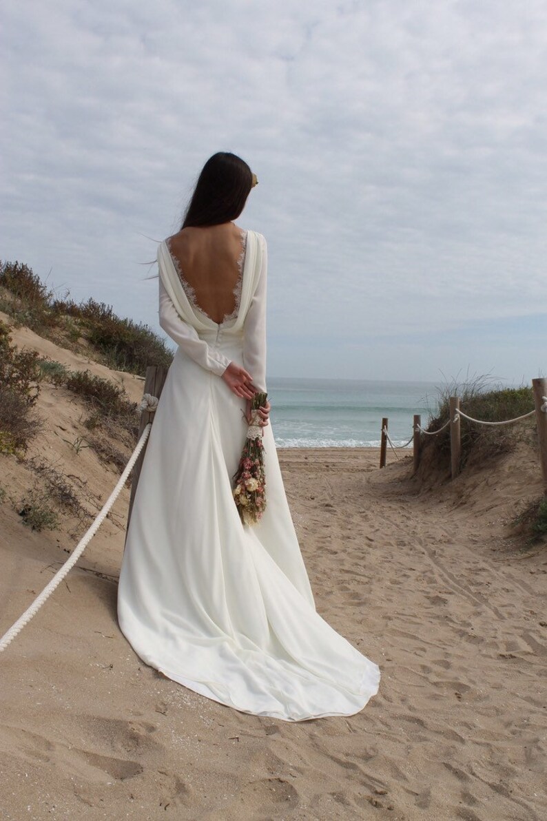 TROUWJURK / trouwjurk / boho trouwjurk / boho bruidsjurk image 0